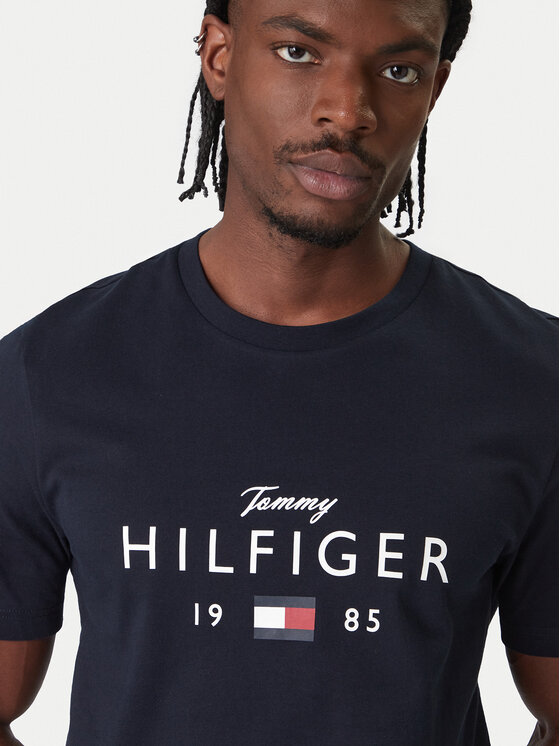 Tommy Hilfiger Tommy Hilfiger Camiseta Brand Love MW0MW41455 Azul marino Regular Fit