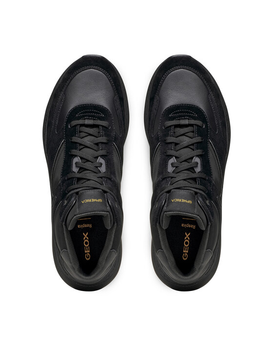 Geox Sneakersy Geox U Spherica Actif X1 U56HGA 02285 C9999 Czarny