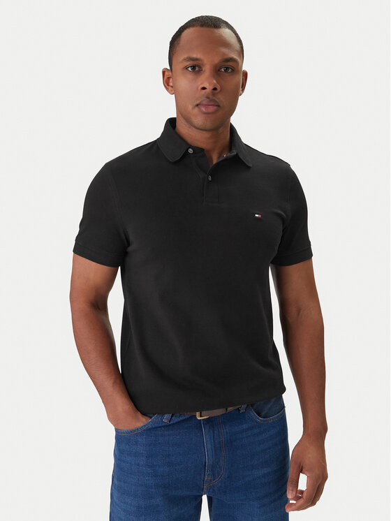 Tommy Hilfiger Tommy Hilfiger Polo 1985 MW0MW17770 Nero Regular Fit