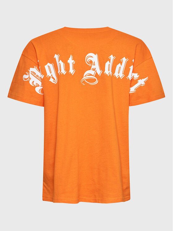 Night Addict Night Addict T-shirt MTS-NA149CROSSF Narančasta Relaxed Fit