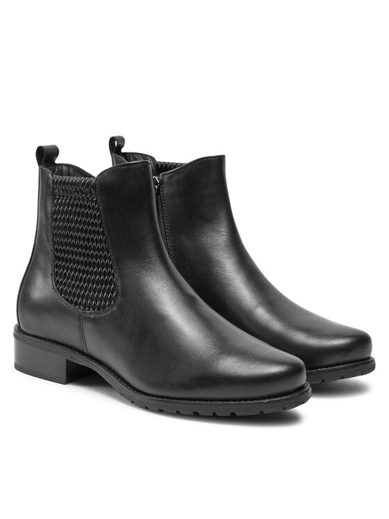 Josef Seibel Īsie zābaki Josef Seibel Chiara 02 40802 Melns