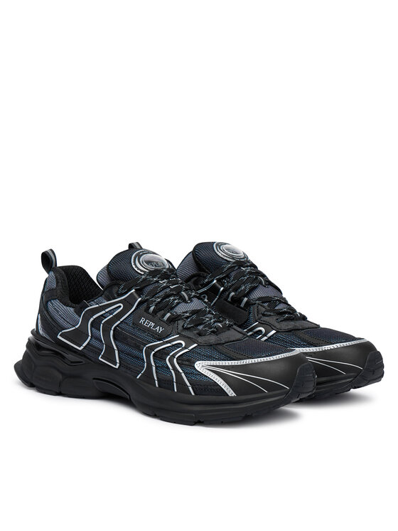 REPLAY Sneakersy REPLAY GMSD5.000.C0201T Czarny