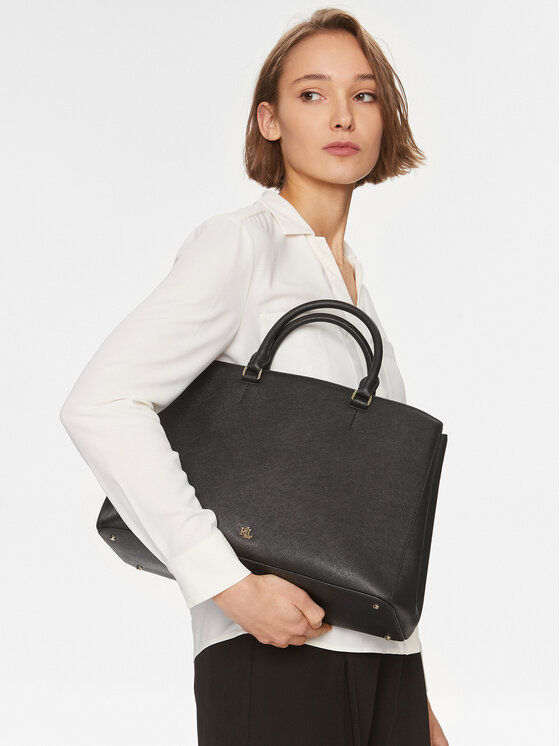 LAUREN RALPH LAUREN Kabelka Lauren Ralph Lauren Hanna 37 431898556005 Čierna