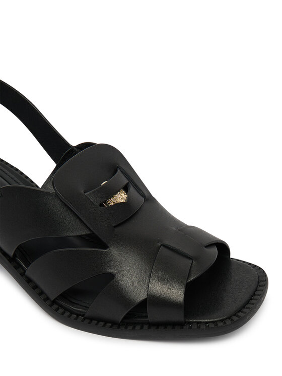 Tommy Hilfiger Sandales Tommy Hilfiger Cross Blocked Heel Sandal FW0FW09135 Melns