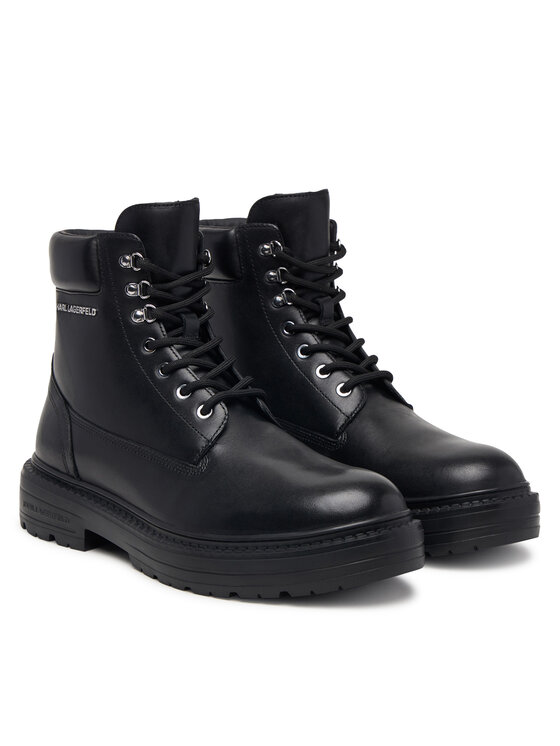 KARL LAGERFELD Gležnjače KARL LAGERFELD Miles KL10250 Crna