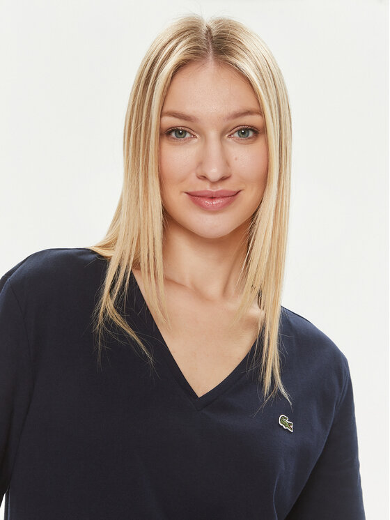 Lacoste Lacoste Футболка TF7300 Cиній Regular Fit