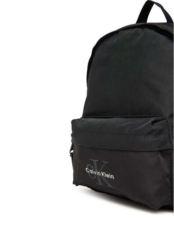 Calvin Klein Раница Calvin Klein Bold Small Round Backpack LV04D3257G Черен