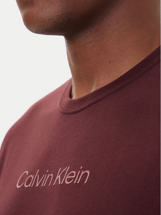 Calvin Klein Calvin Klein Camiseta Logo 30s LV04LD230G Guinda/burdeos Relaxed Fit