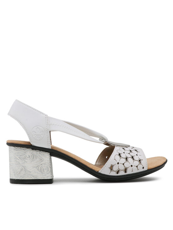 Rieker Sandale Rieker 64677-80 Alb