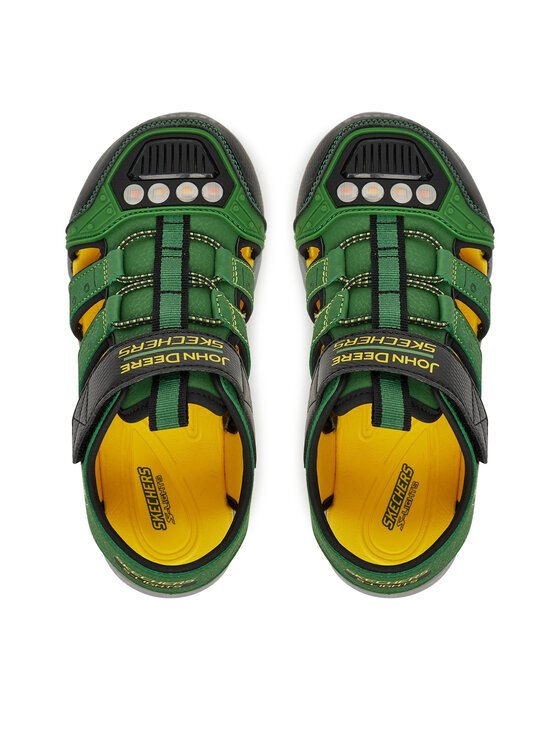 Skechers Sandály Skechers Hypno-Splash- 407070L/GNBK Zelená