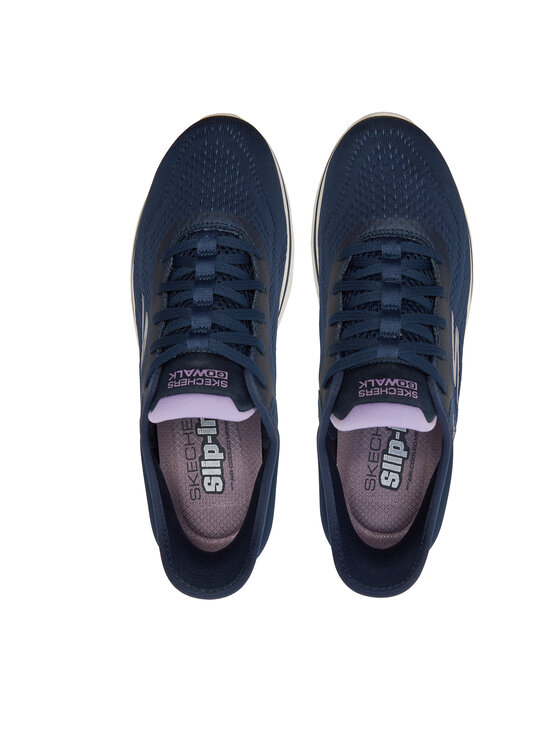 Skechers Sneakersy Skechers Gowalk 7 125233/NVLV Tmavomodrá
