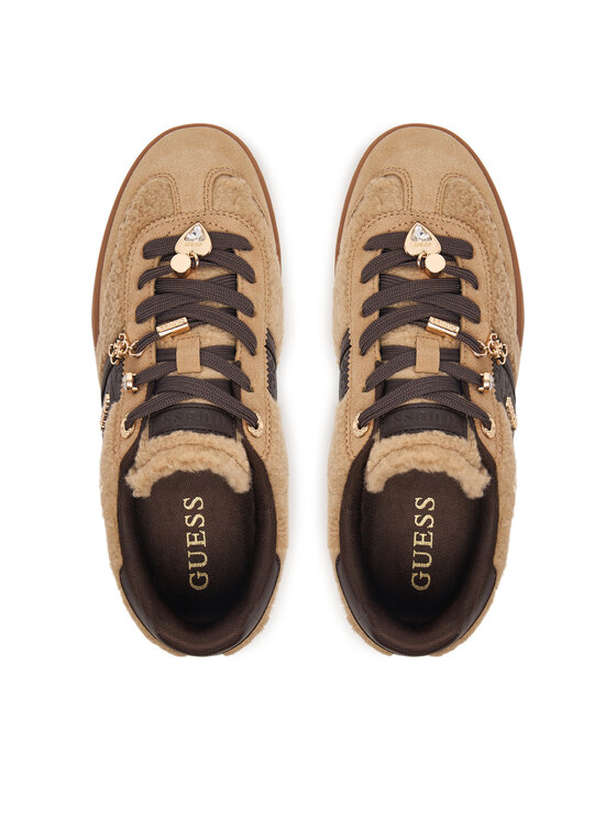 Guess Sneakersy Guess FLFN3A FUR12 Beżowy
