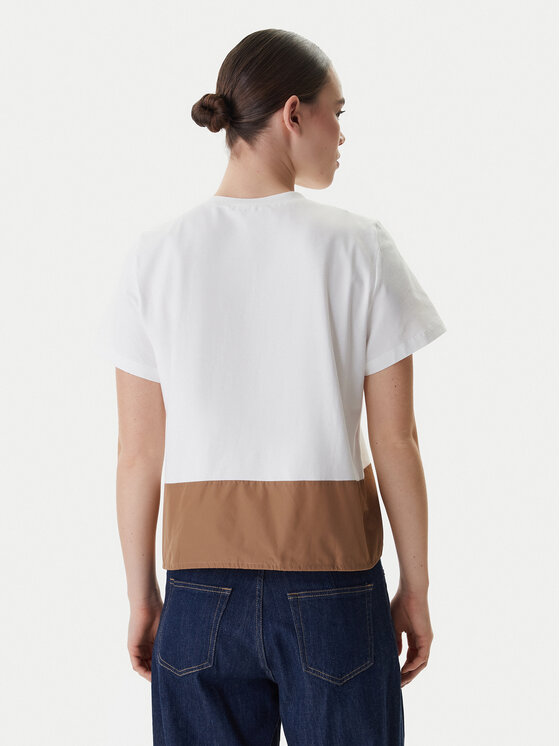 Marella Marella T-shirt Emme by Marella Zorro 2615111141 Beige Relaxed Fit