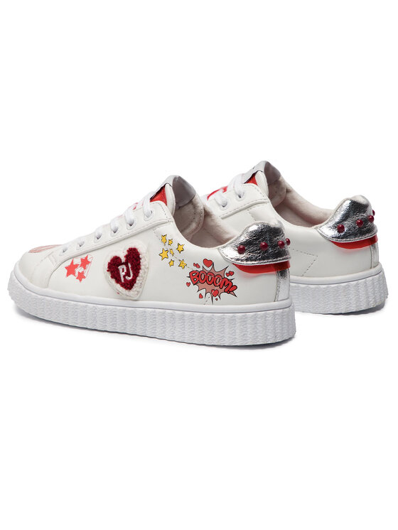 Pepe Jeans Sneakersy Pepe Jeans Taylor Prints PGS30386 Biela