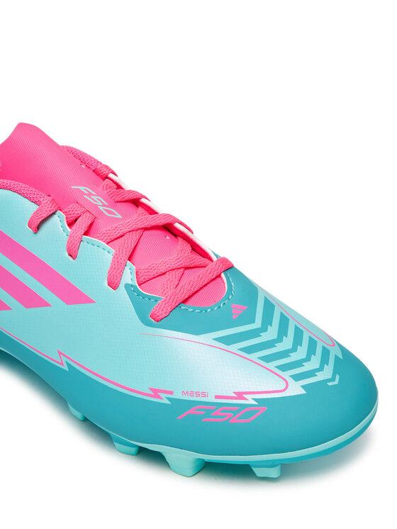 adidas Взуття для футболу adidas F50 Club Messi Firm/Multi-Ground IH0929 Бірюзовий