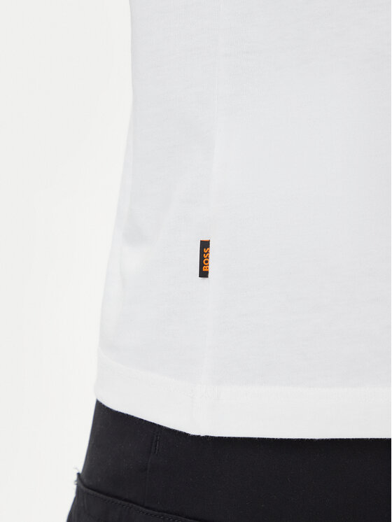 BOSS BOSS Camiseta Te_Brokenice 50554640 Blanco Regular Fit
