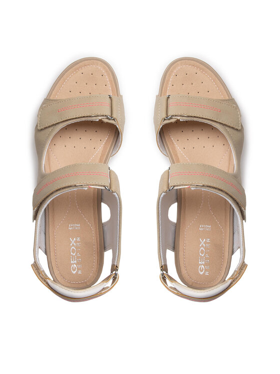 Geox Sandály Geox D Sand.Vega A D52R6A 000EK C6029 Béžová