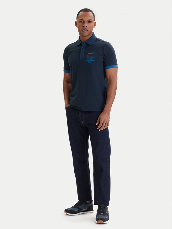 Aeronautica Militare Aeronautica Militare Polo 261PO1908UP00191 Azul marino Slim Fit