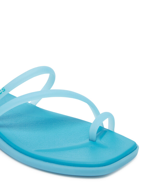 Crocs В'єтнамки Crocs Miami Frosted Toe Loop 211253 Голубий