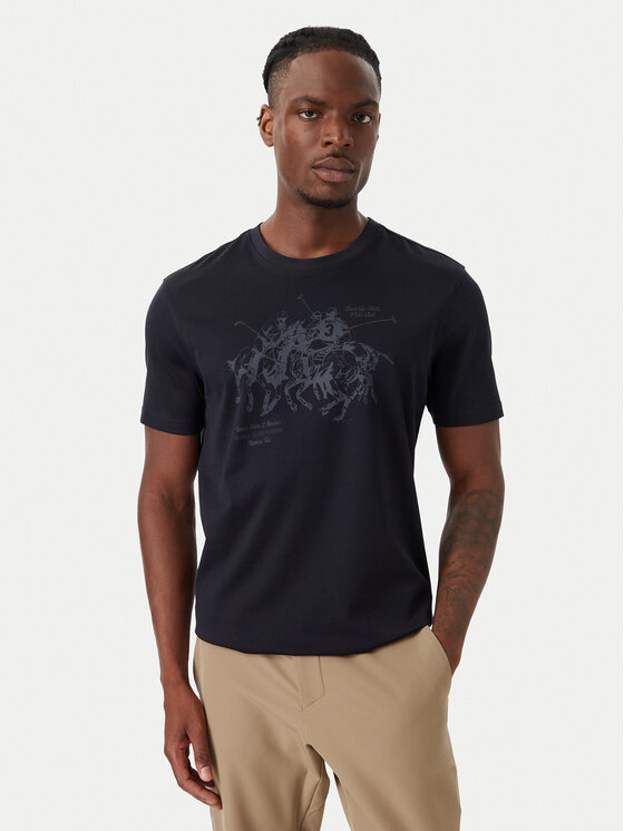Beverly Hills Polo Club Beverly Hills Polo Club Camiseta P-SS26M-TS101 Azul marino Regular Fit