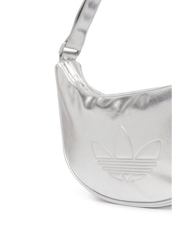 adidas Сумка adidas Adicolor Half Crescent Bag Metallic Pu KR1562 Срібний