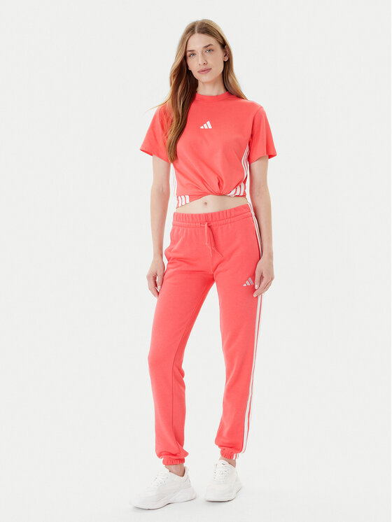 adidas adidas Póló Essentials 3-Stripes KE4377 Koral Regular Fit