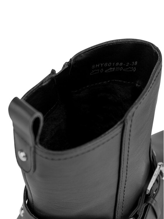 DeeZee Botine DeeZee HY60188-2 Negru