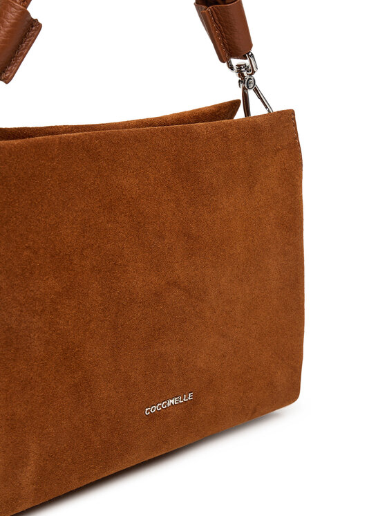 Coccinelle Сумка Coccinelle P6P Boheme Suede Bimaterial E1 P6P 58 01 01 Коричневий