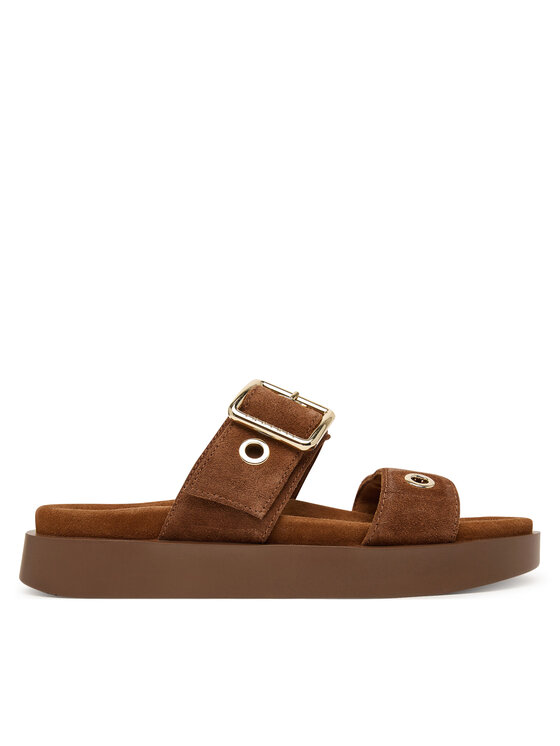 Inuikii Шльопанці Inuikii Tilda Buckle 1004.003.0631 Темно-коричневий
