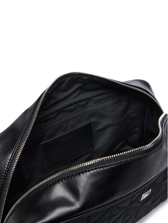 Calvin Klein Kabelka Calvin Klein Quilted Nylon 2X Strap Camerabag LV04F3651G Čierna