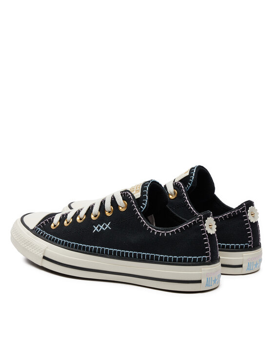Converse Bambas Converse Chuck Taylor All Star Crafted Stitching Ox A07546C Negro