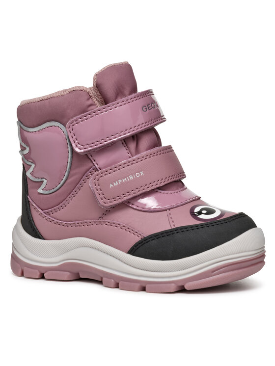 Geox Snehule Geox B Flanfil Girl B Abx B463WA 054FU C8006 M Ružová