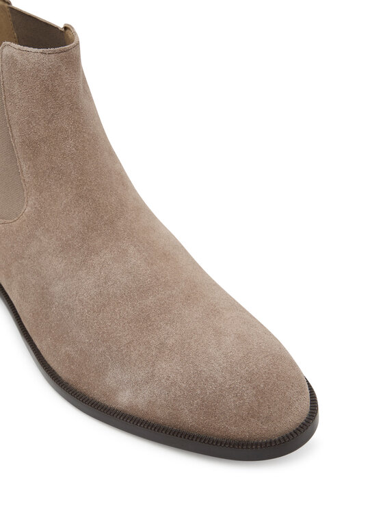 BOSS Kotníková obuv s elastickým prvkem BOSS Tayil 50548229 Béžová