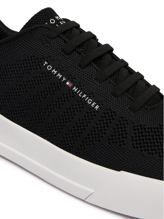 Tommy Hilfiger Sneakers Tommy Hilfiger Th Court Knit FM0FM05823 Nero