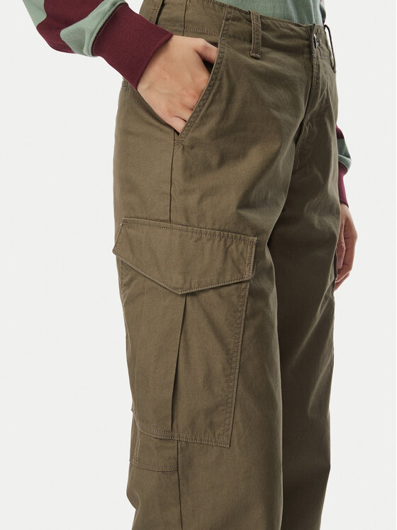 G-STAR G-STAR Hlače iz tkanine Holt D29512-D387 Khaki Regular Fit