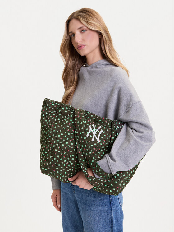 New Era Ročna torba New Era New York Yankees MLB Quilted Tote 60595121 Zelena