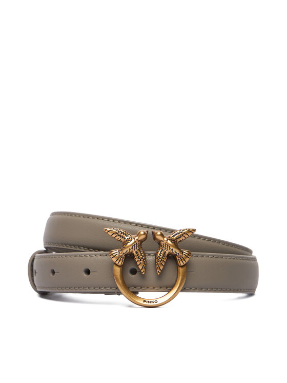 PINKO Opasok PINKO Love Berry H2 Belt AI 25-26 PLT01 100143 A0F1 Sivá