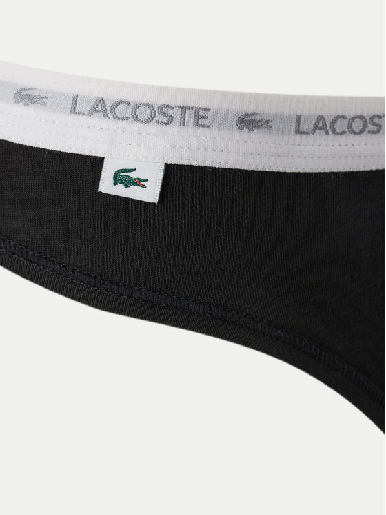 Lacoste Lacoste Комплект стрінгів 8F1341 Чорний