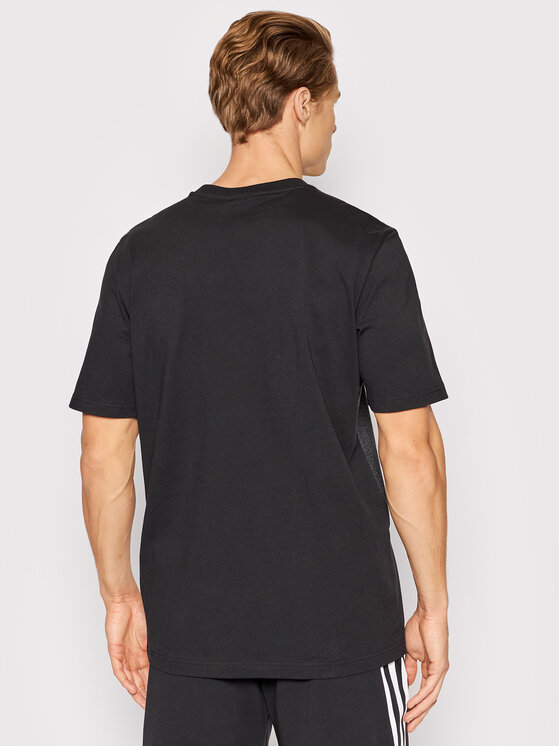 adidas adidas Футболка R.Y.V. Basic HC9470 Чорний Regular Fit