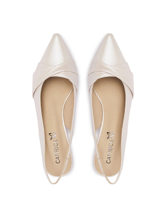 Caprice Pantofi pumps Caprice 9-29600-46 Écru