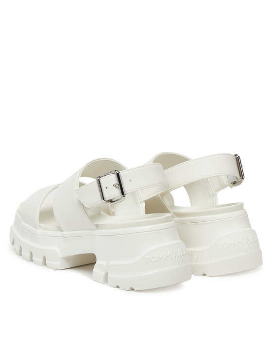 Tommy Jeans Sandales Tommy Jeans Tjw Chunky City Sandal EN0EN02750 Écru