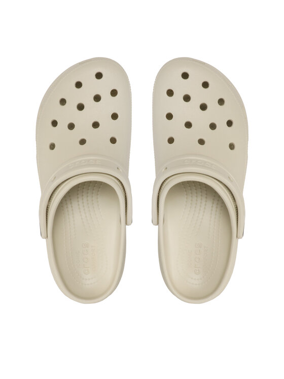 Crocs Шльопанці Crocs Classic Platform Clog W 206750 Бежевий
