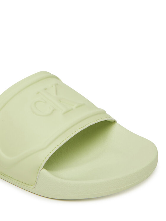 Calvin Klein Jeans Chanclas Calvin Klein Jeans Slide Pu Hf Mg YW0YW01879 Verde