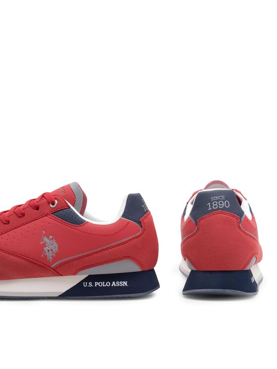 U.S. Polo Assn. Sneakersy U.S. Polo Assn. NOBIL003M/CHY4 Červená