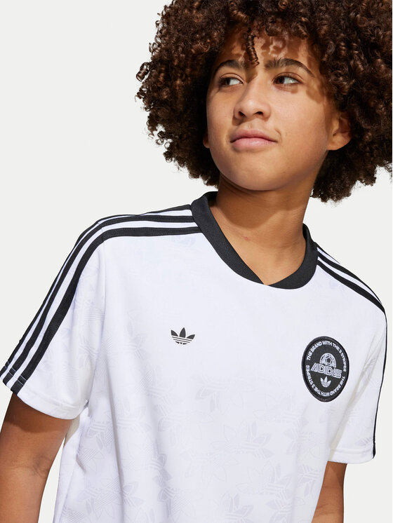 adidas adidas Póló Football JV7682 Fehér Loose Fit
