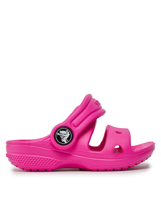 Crocs Natikači Crocs Classic Kids Sandal T 207537 Roza