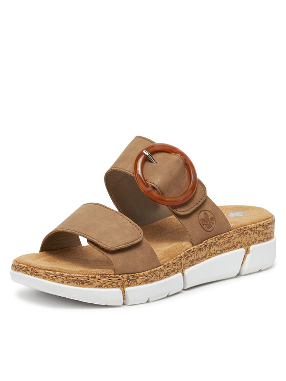 Rieker Nazouváky Rieker V2392-62 Béžová