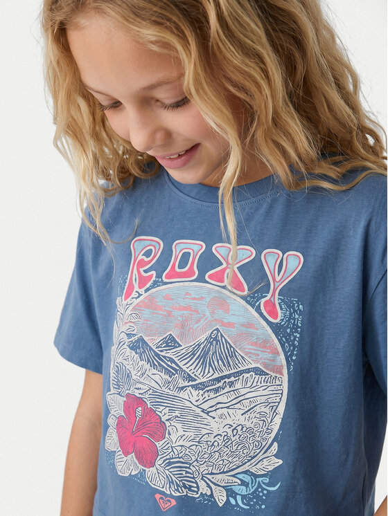 Roxy Roxy Camiseta Eve Washed ERGZT04137 Azul Oversize