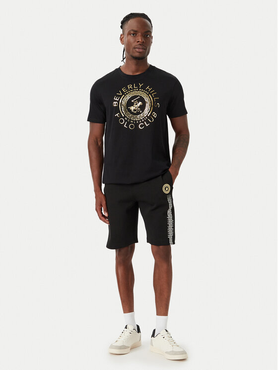 Beverly Hills Polo Club Beverly Hills Polo Club Camiseta M1342 Negro Regular Fit