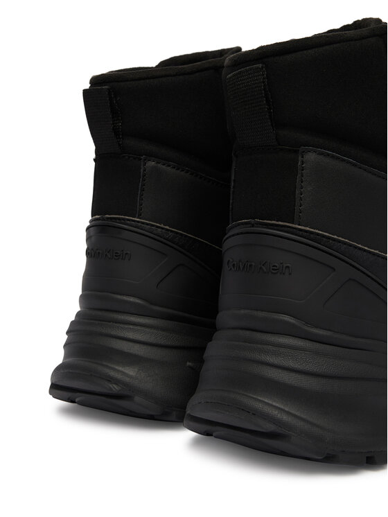 Calvin Klein Scarponcini Calvin Klein Hike Runner Mid Laceup Lth HM0HM02323 Nero
